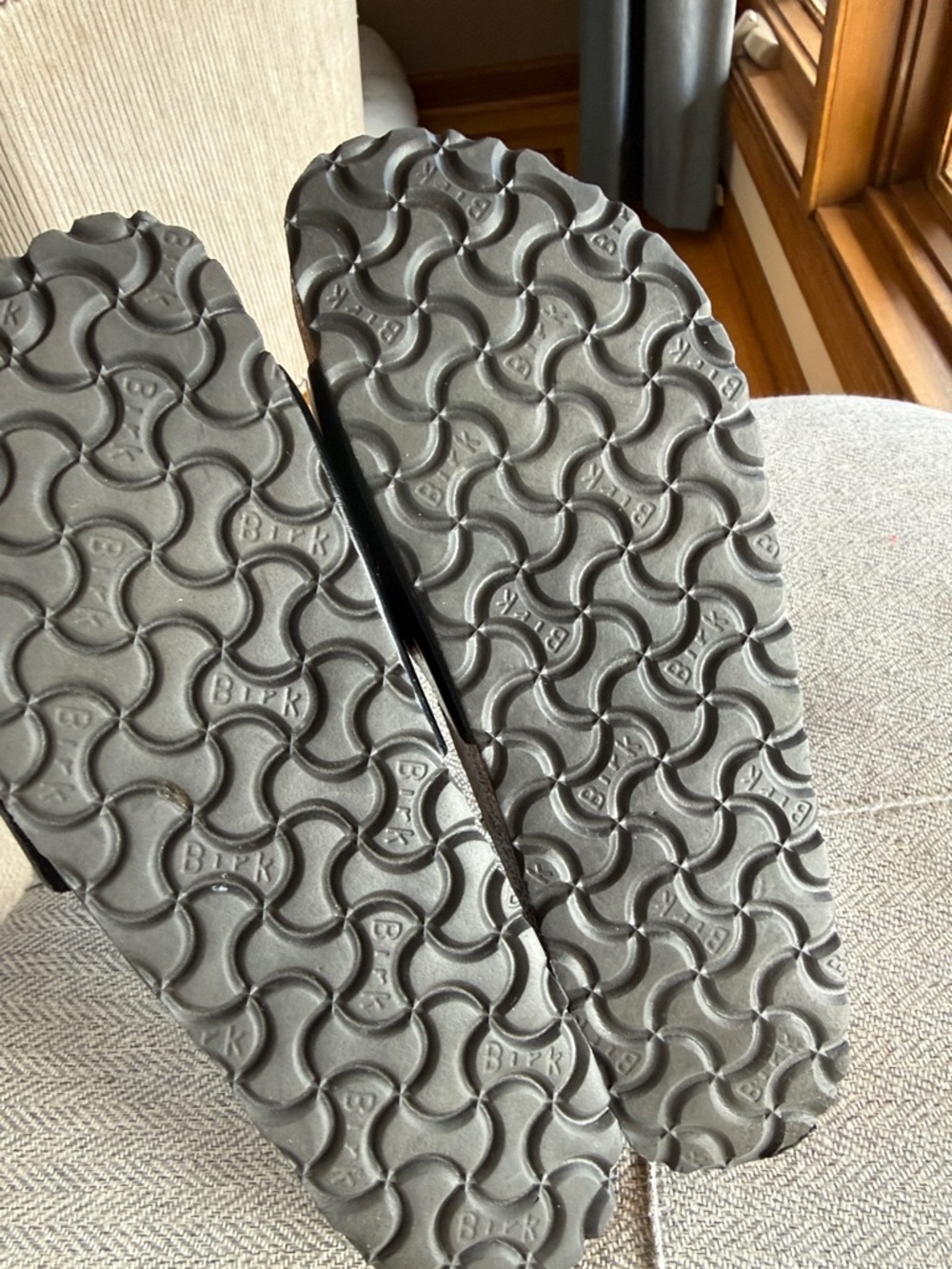 Birkenstock Madrid Big Buckle in High Shine Black - Picture 4 of 5